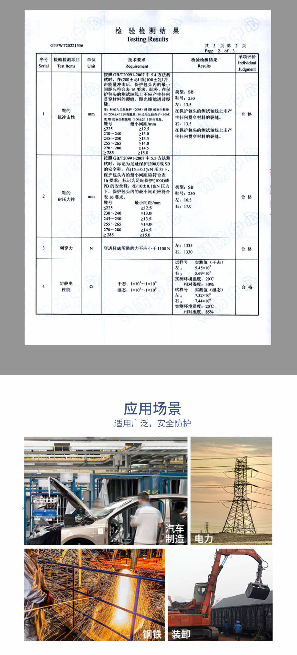 漢盾 SH3220 防砸防刺穿非金屬超輕便安全鞋