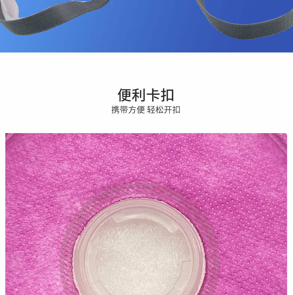 漢盾勞保用品 FB2091 KP100顆粒物濾棉 紅色