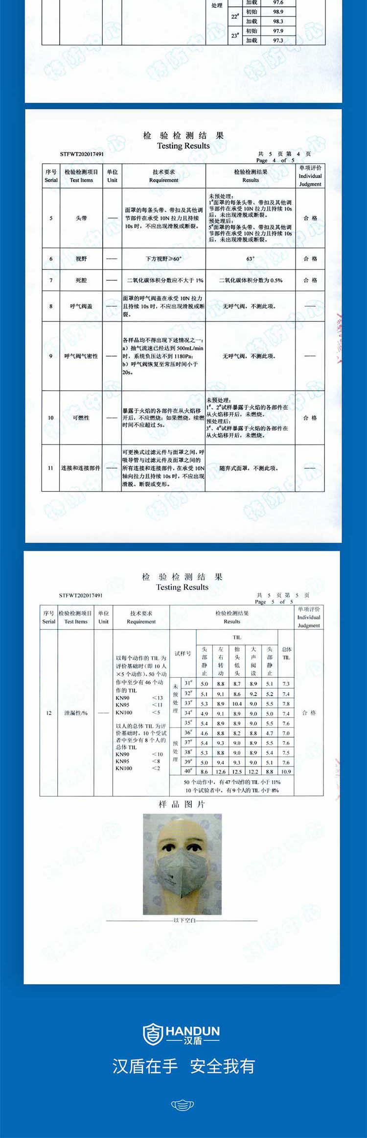 漢盾 HD9542 KN95活性炭口罩（頭帶式，不帶閥，獨(dú)立裝）