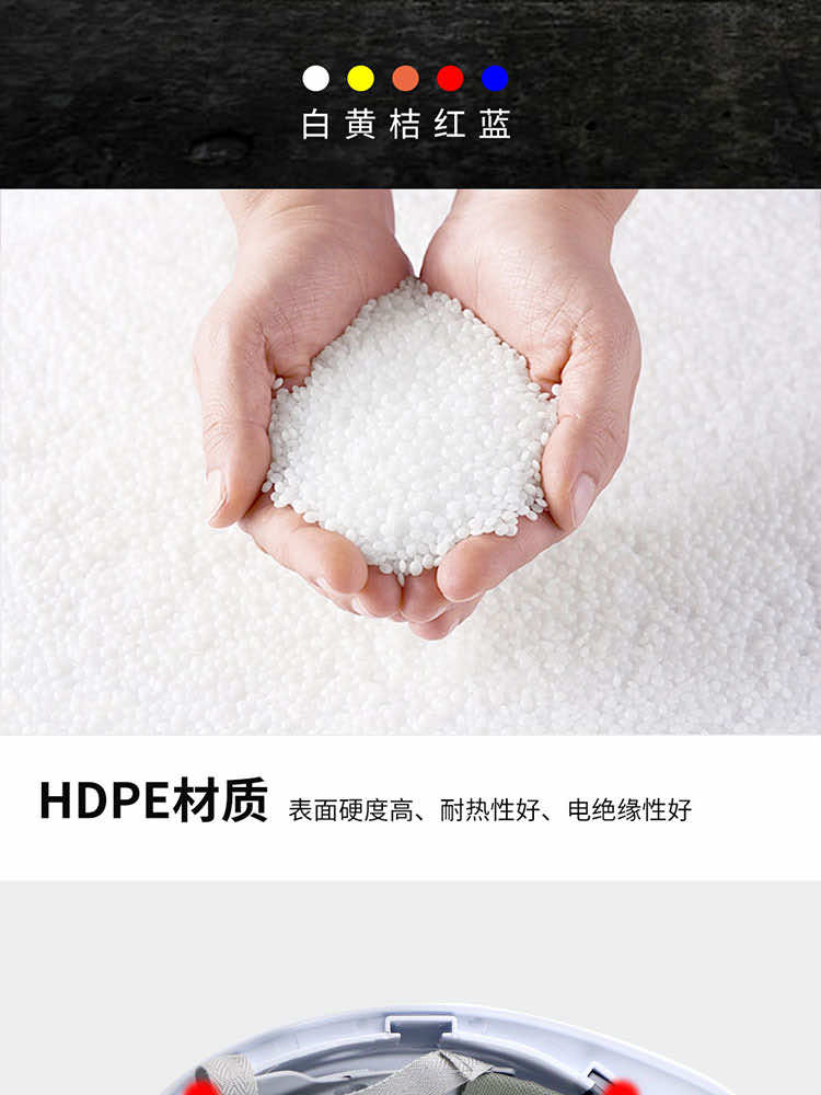 漢盾勞保批發(fā) HT35 三筋HDPE透氣安全帽